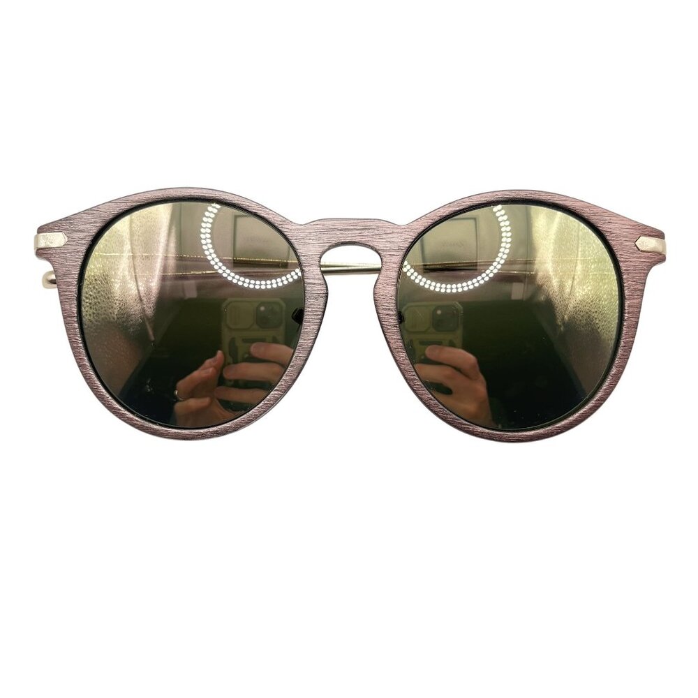 Zara Cat Eye Sunglasses - Pink w/ Mirror Lenses